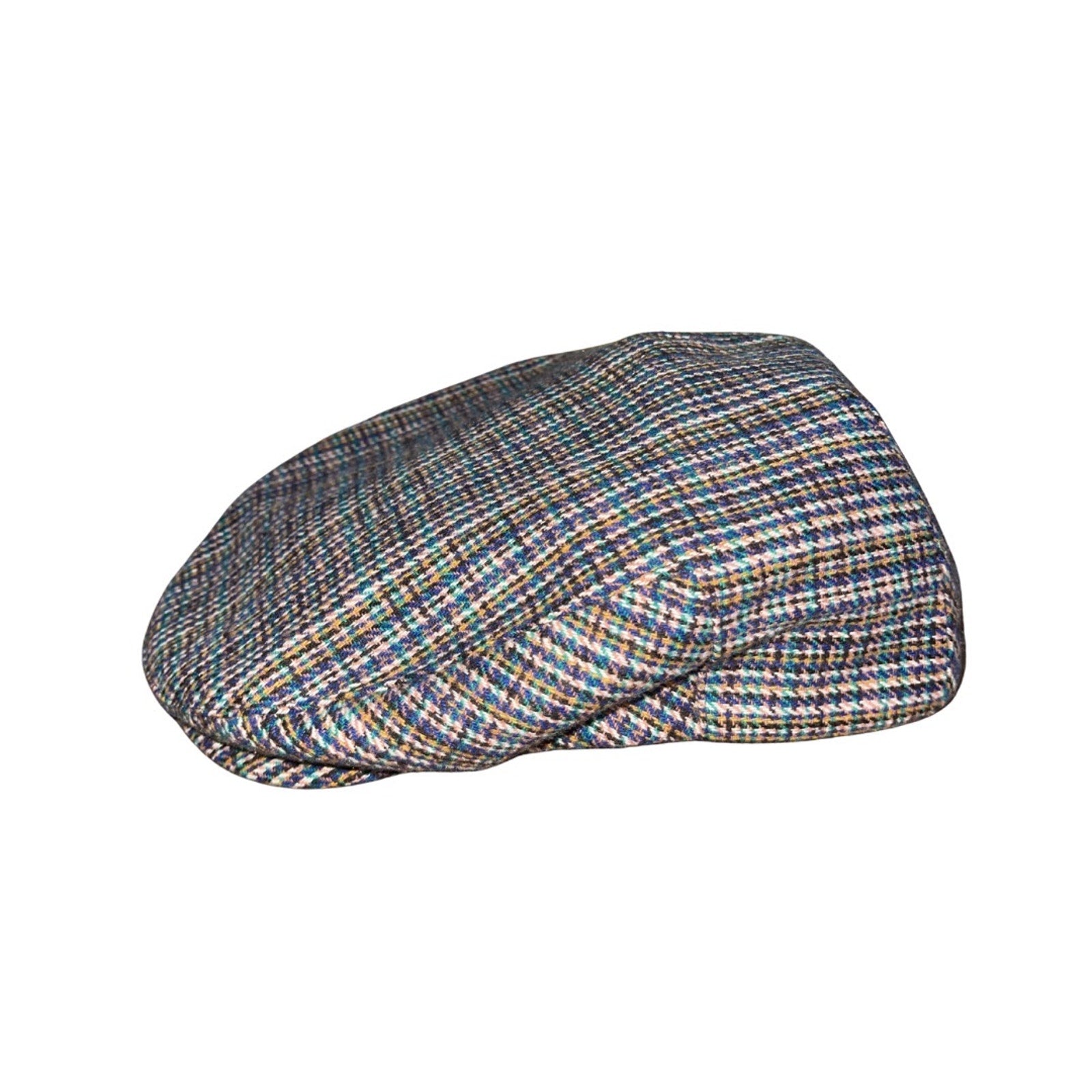 Brixton Hooligan Snap Cap Blue Plaid Size Medium 7 1/2  NWT Newspaper Boy