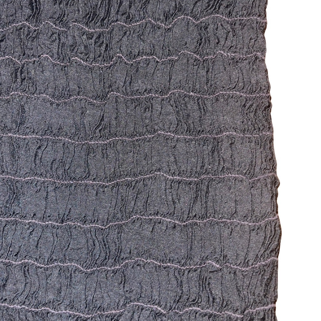 LACAUSA Smocked Midi Dress Cap Sleeve Bodice Size XS Stretch