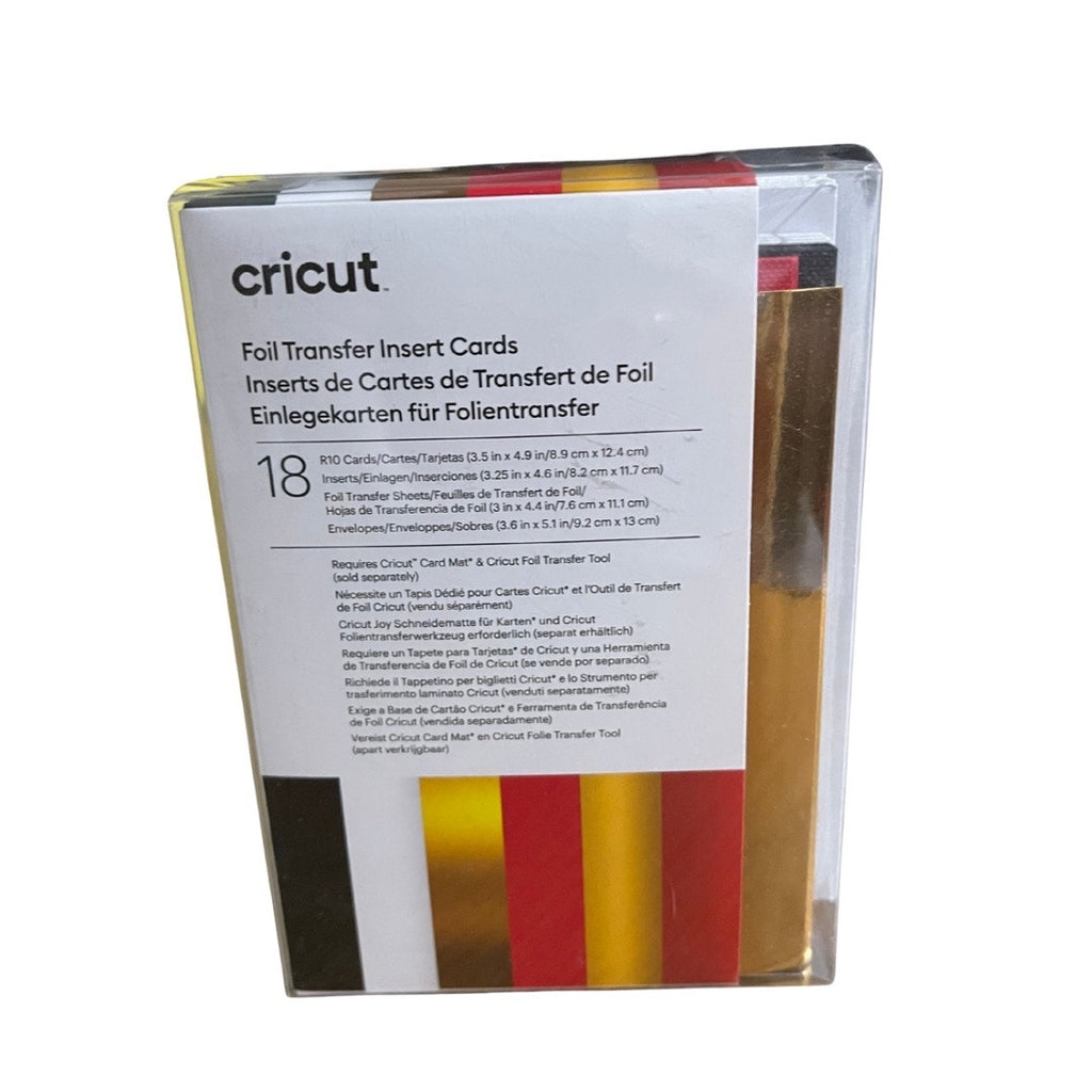 Cricut Foil Transfer Insert Card NWT Compatible Joy/Maker/Explore 18ct