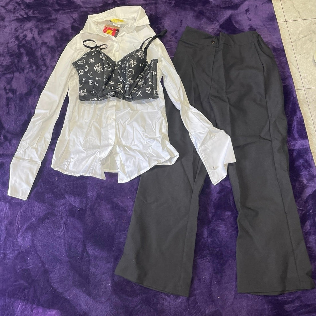 Halloween Costume Mia Wallace Pulp Fiction Adult SZ S Uma Thurman Cosplay
