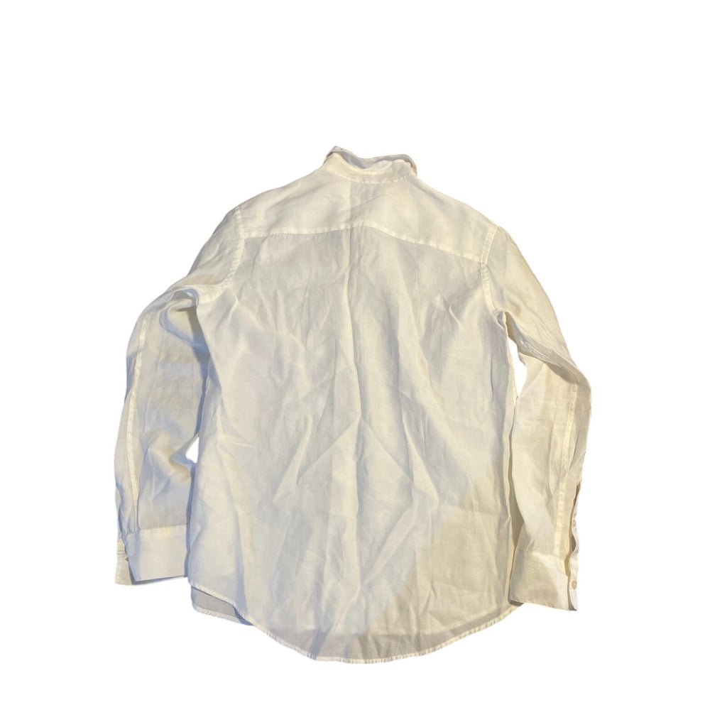 Zara Men's Collar Button up Dress Long sleeve Shirt Regular Fit Size Medium