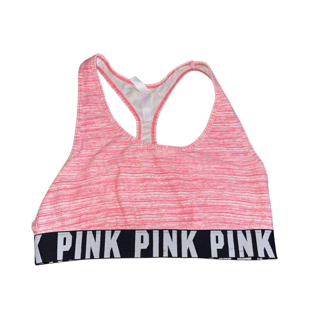 Bundle Four Victoria Secret Pink Sports Bras Athletic Loungewear Size Large