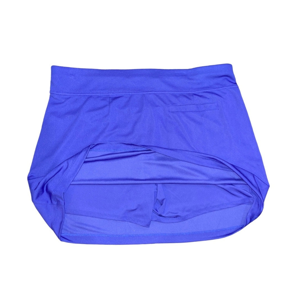 Ben Hogan Womens Gold Skort Royal Blue Tummy Control Size XL Tennis Athletic NWT