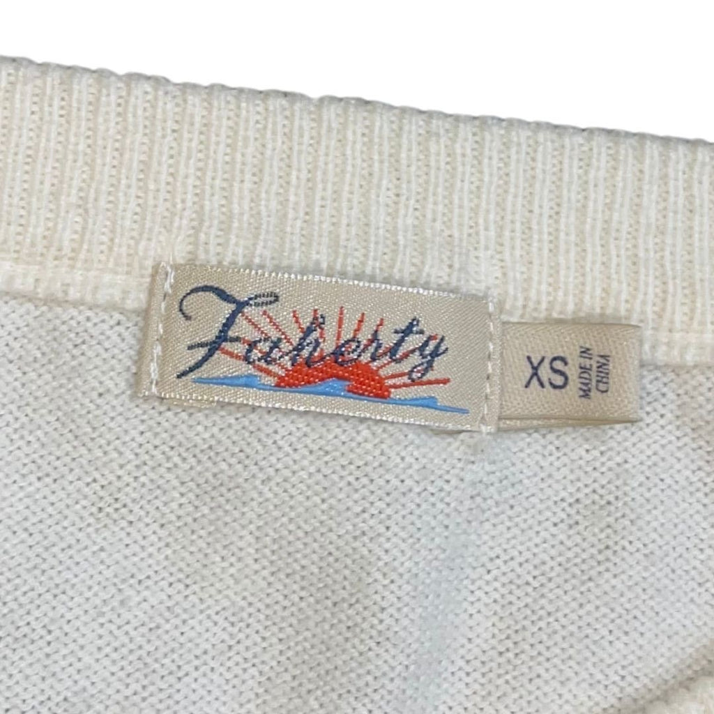 Faherty Womens Jogger Set Crewneck Sweater Joggers Stripes Loungewear Size XS