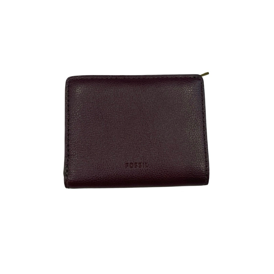 Fossil Leather Bifold Mini Wallet Bohemian Southwestern Western Zip-Around Coin