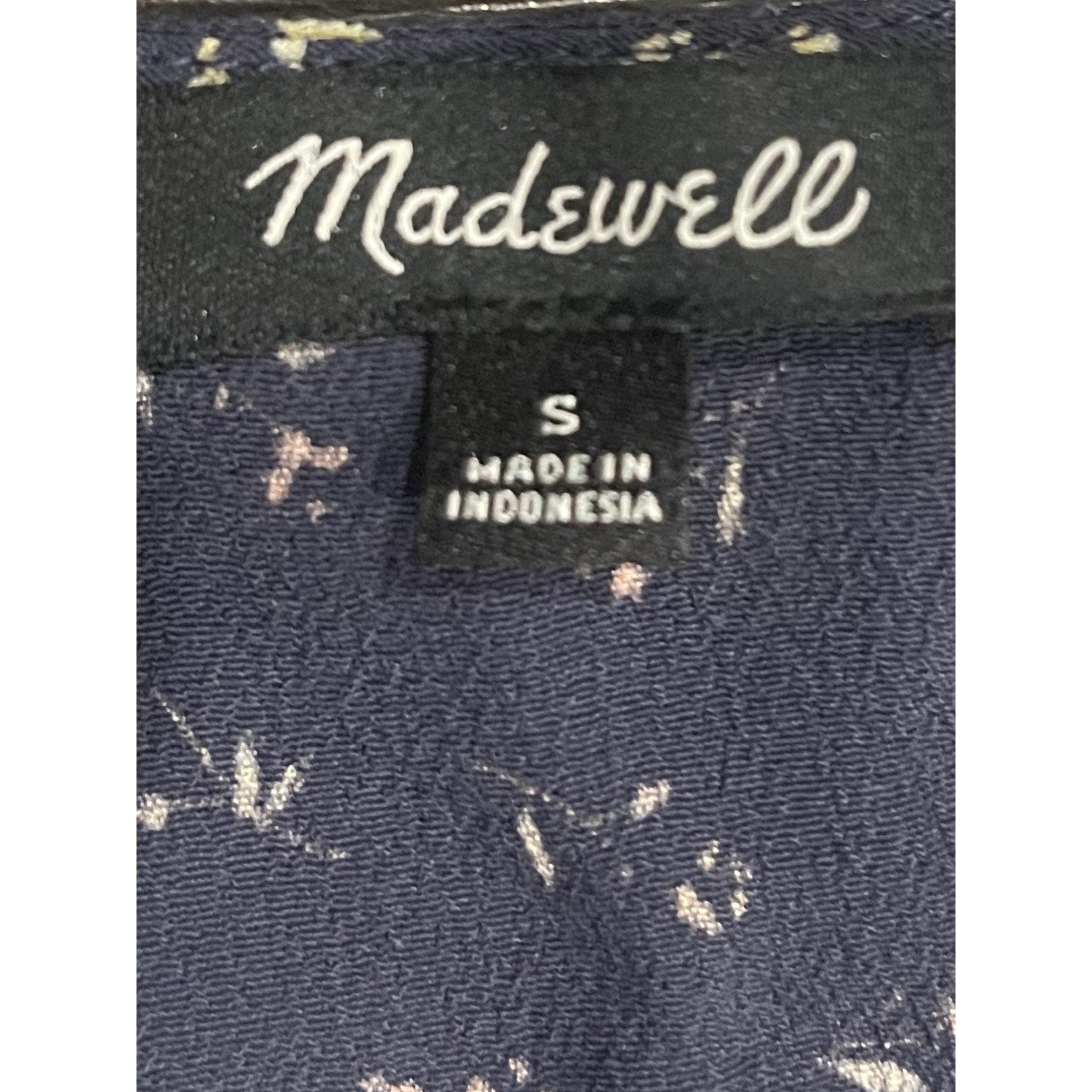 Madewell Easy Midi Floral Dress Spring Fling Size Small Drapey Boho Chic Casual