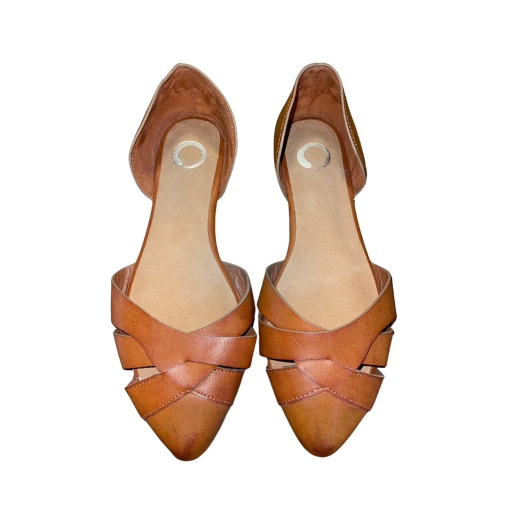 Brown Ballet Flats Size 6