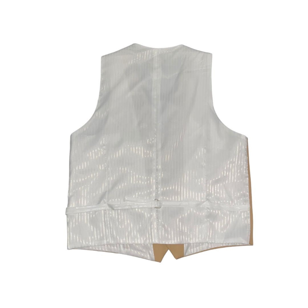 Statement Mens Suit Button up Vest Lined Wedding Evening Business Professional