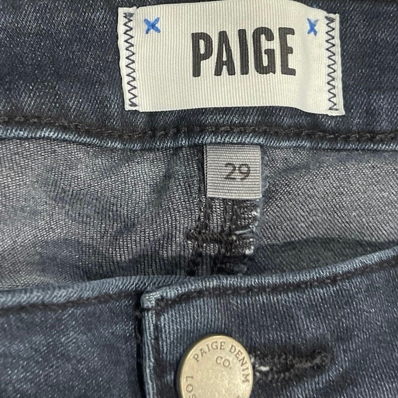 Paige Skyline Skinny Denim Blue Mid Rise Jeans Size 29 Streetwear Casual