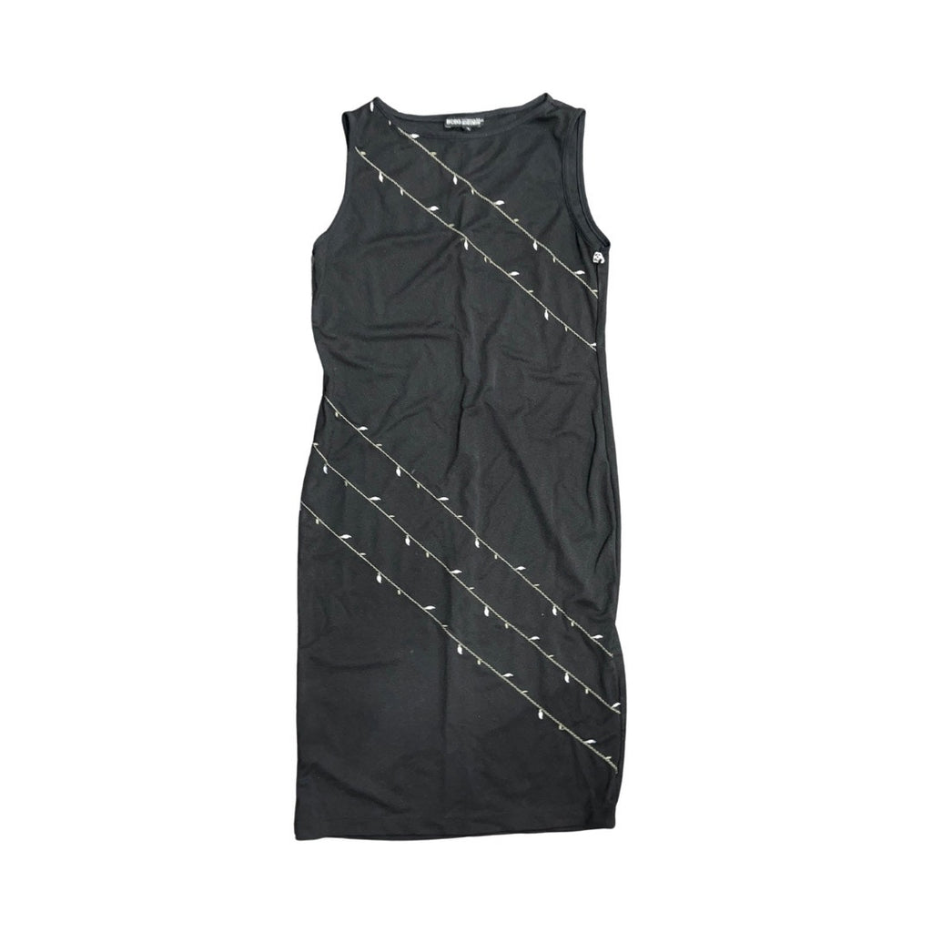 BCBG exclusive for nordstrom sleeveless knee length dress embroidery design