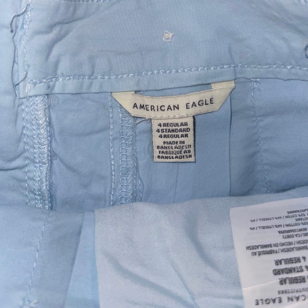 American Eagle Outfitters High Waisted Pleated Tennis Skirt Baby Blue NWT Size 4