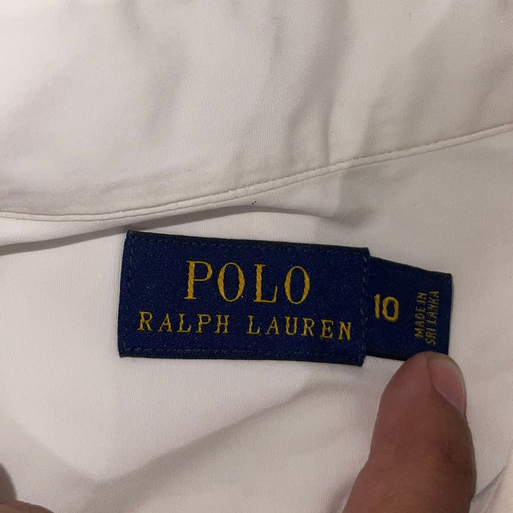 Polo Ralph Lauren Women's Long Sleeve Shirt SZ 10 Classic Preppy Oxford Academia