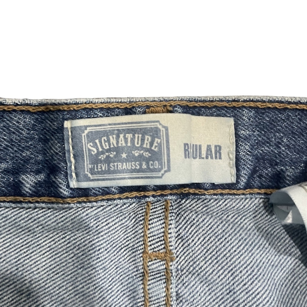 Signature By Levi Strauss & Co. Regular Fit Size 33X32 Streetwear Casual Cotton