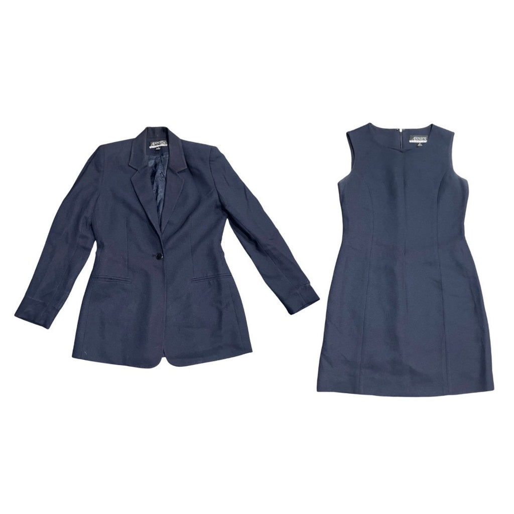 Casual Corner Annex Essentials Blue Business Dress Suit Piece SZ 2 Career Office