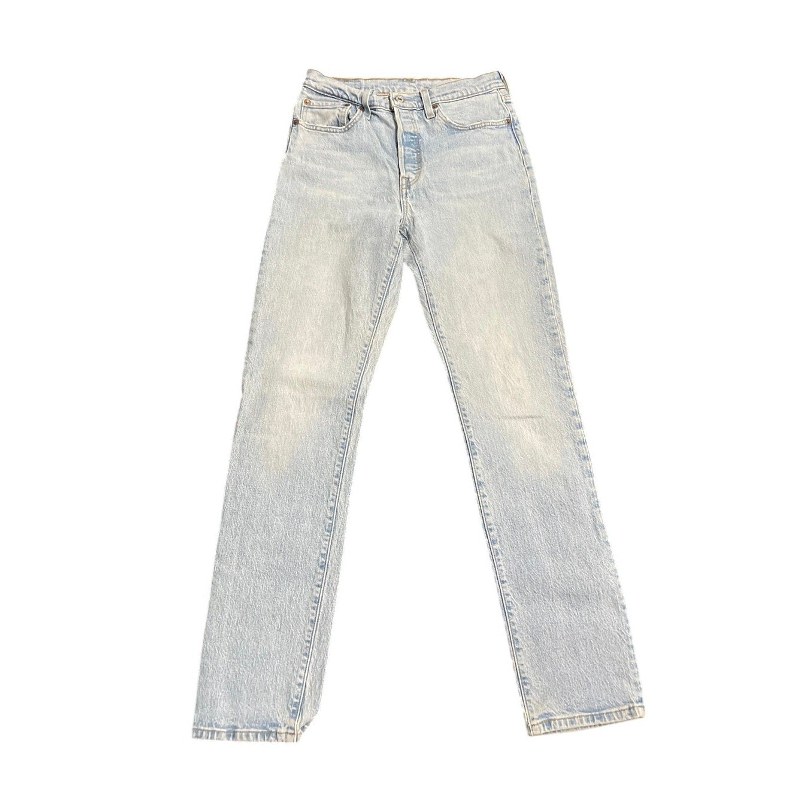 VTG Levi's 501 Button Fly Straight Denim Jeans Size 27X32 Streetwear Classic 90s