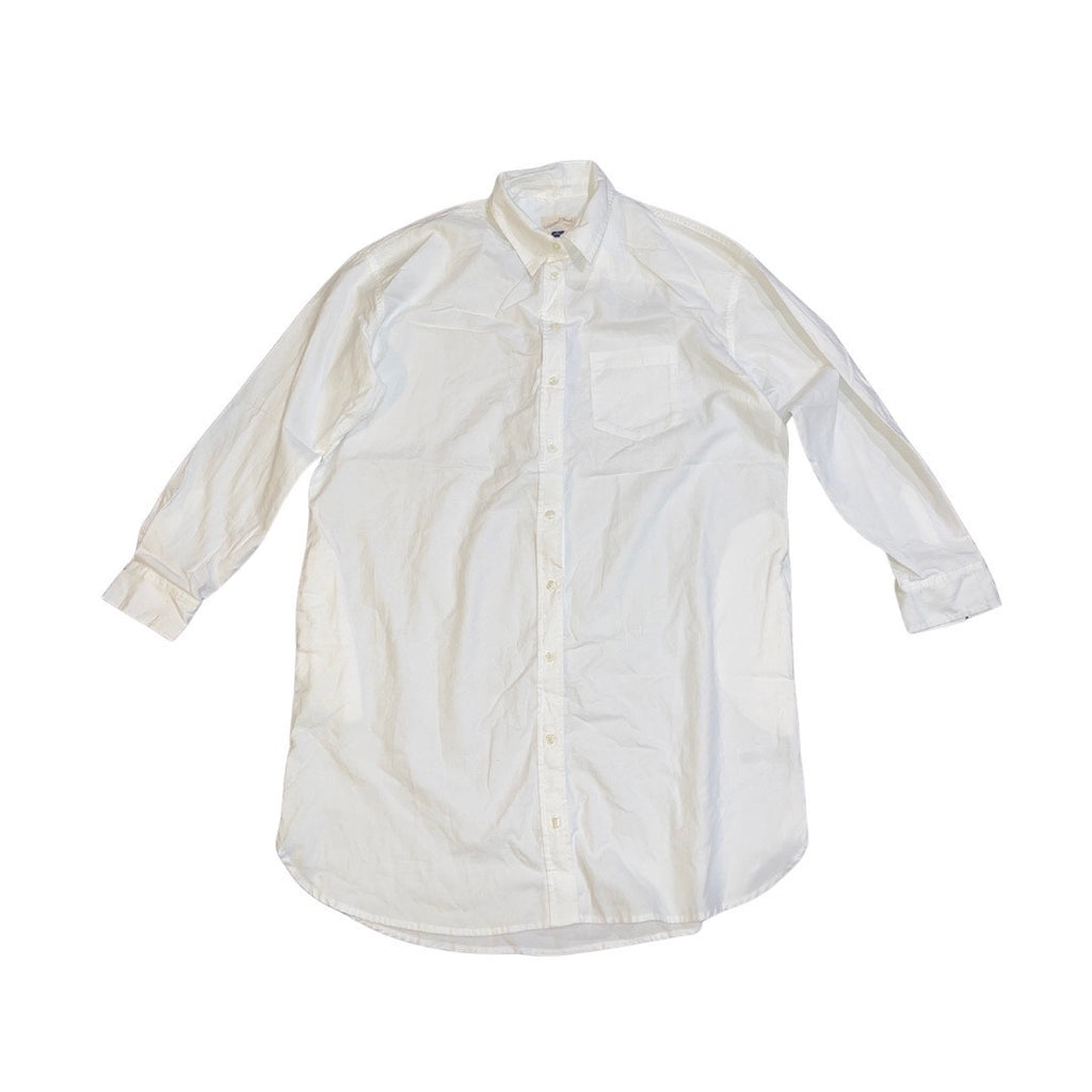 Universal Thread White Button Down Tunic Long Shirt Size Medium NWT Classic