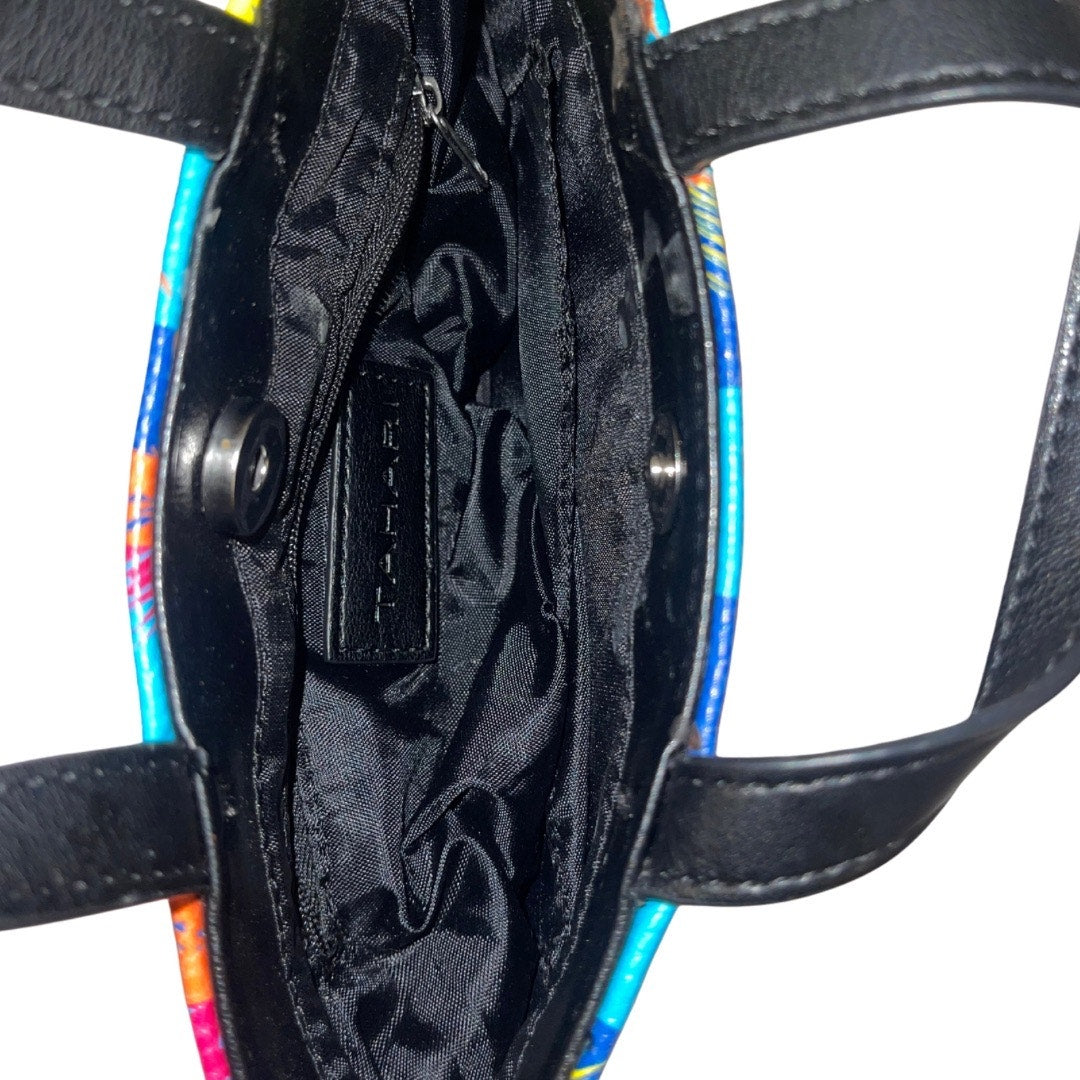 Tahari Small Crossbody Multi Palm Print purse Handbag
