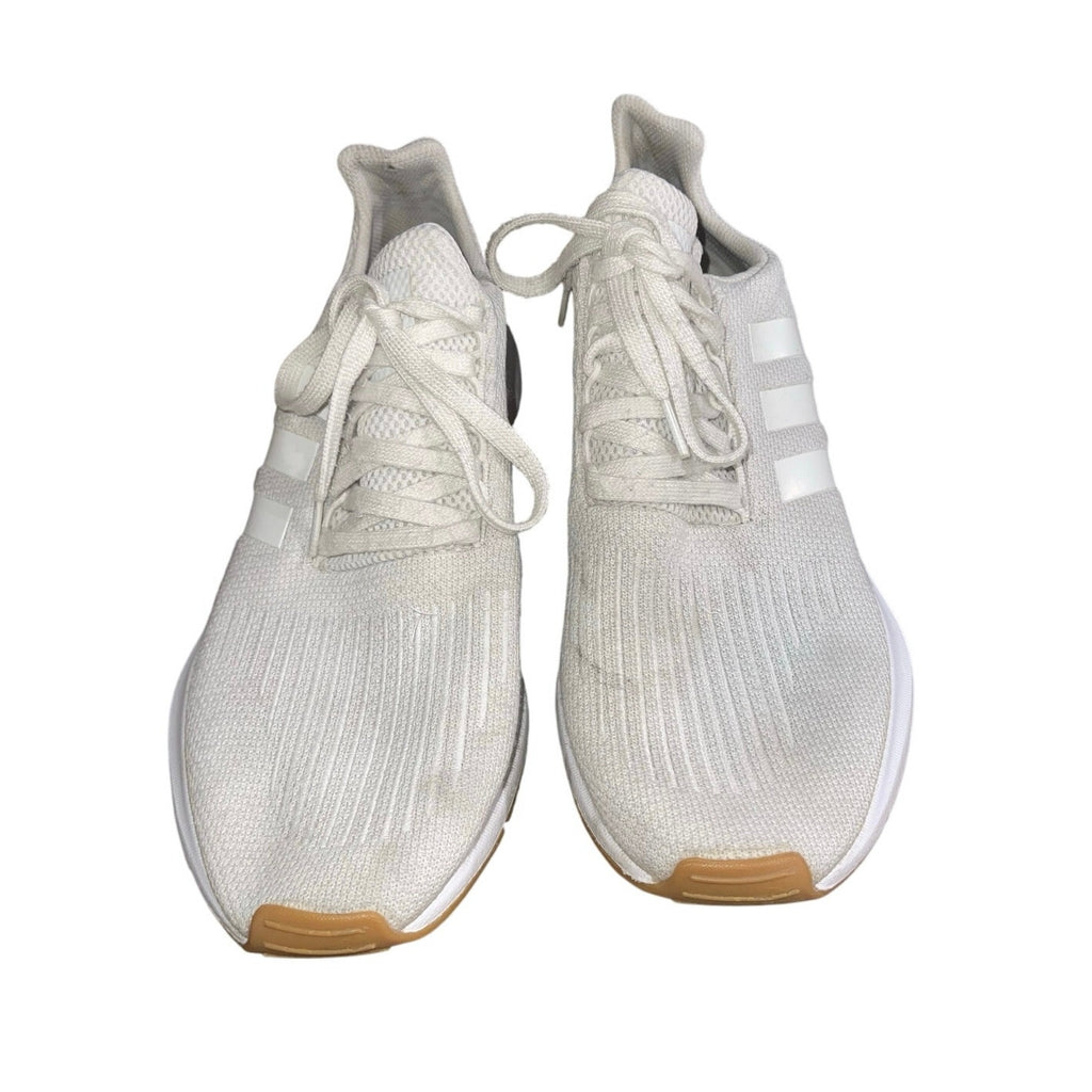 Adidas Swift Run 1.0 Sneakers size 12 White Fleece Running Confort Lace up Knit