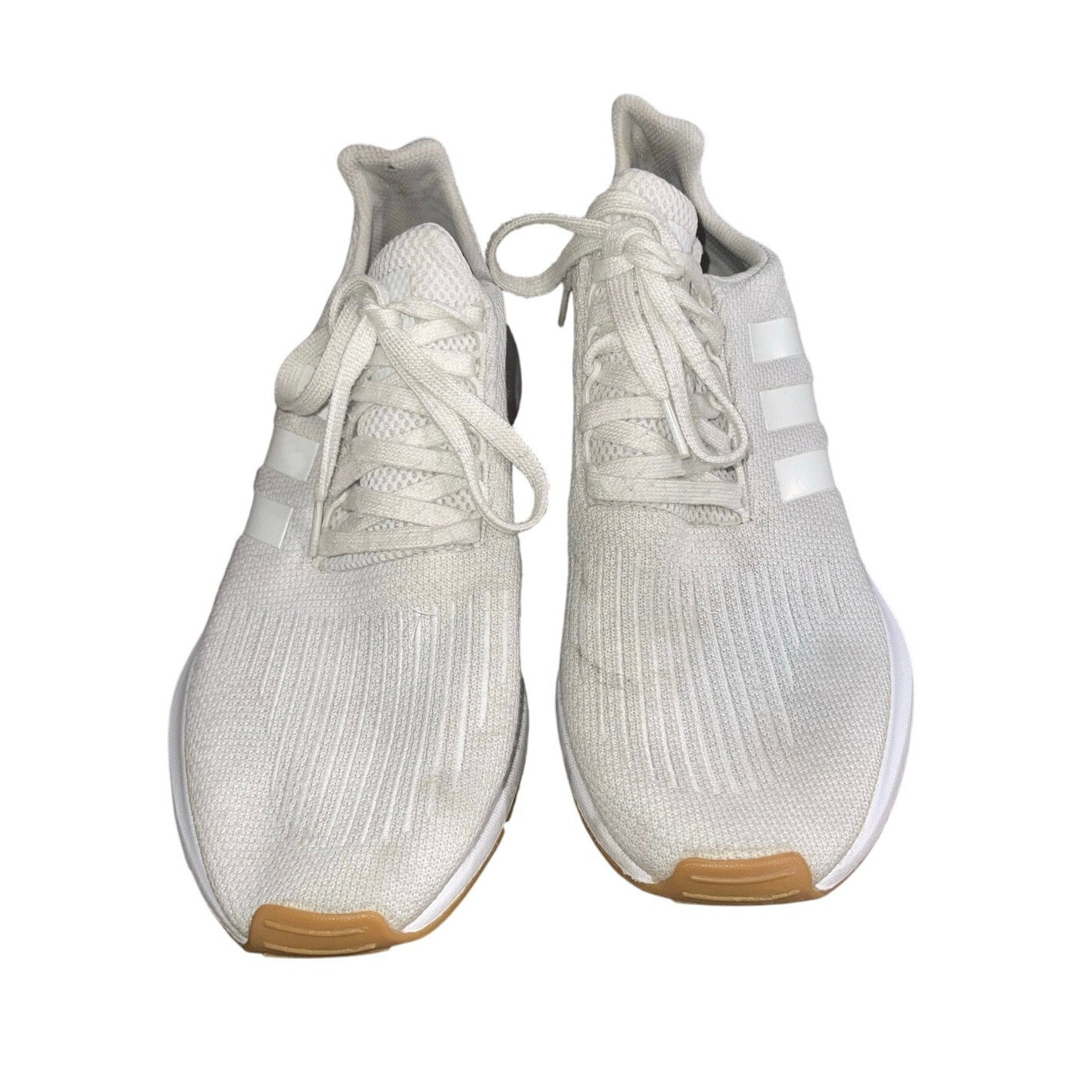 Adidas Swift Run 1.0 Sneakers size 12 White Fleece Running Confort Lace up Knit