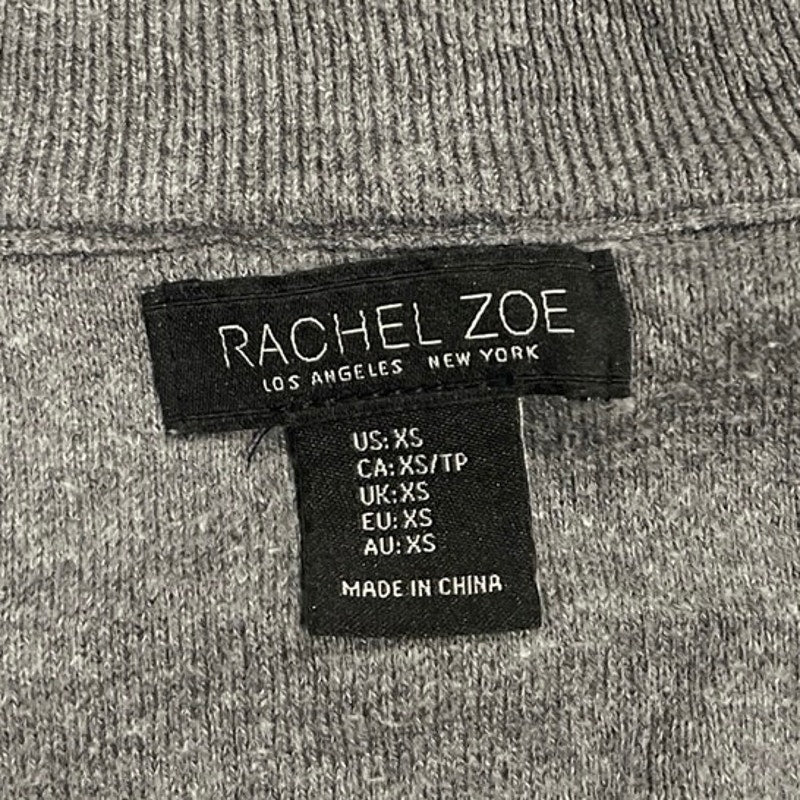 Rachel Zoe Colorblock Full Zip Hooded Sweater SZ XS Athletic Loungewear Casual