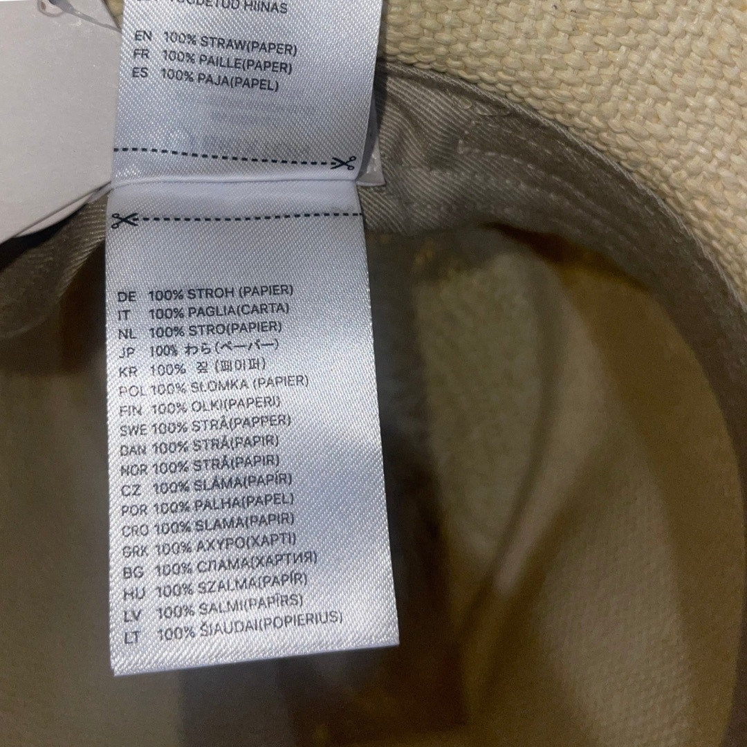 Brixton Victoria Straw Fedora Hat Natural Oat Milk Adjustable Size Large NWT