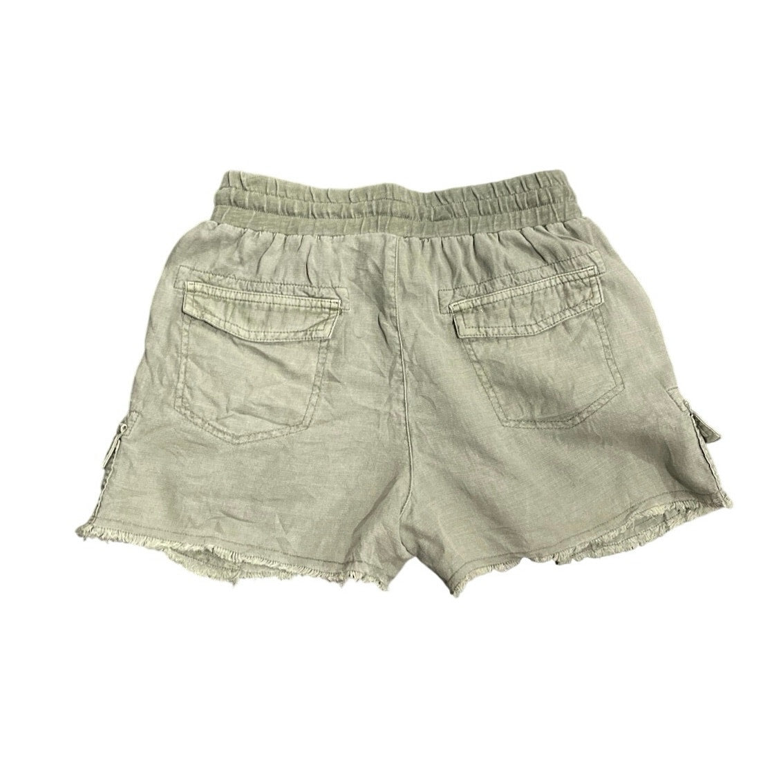 Splendid Linen Blend Dockside Shorts SZ XS Drawstring Cargo Utility Casual