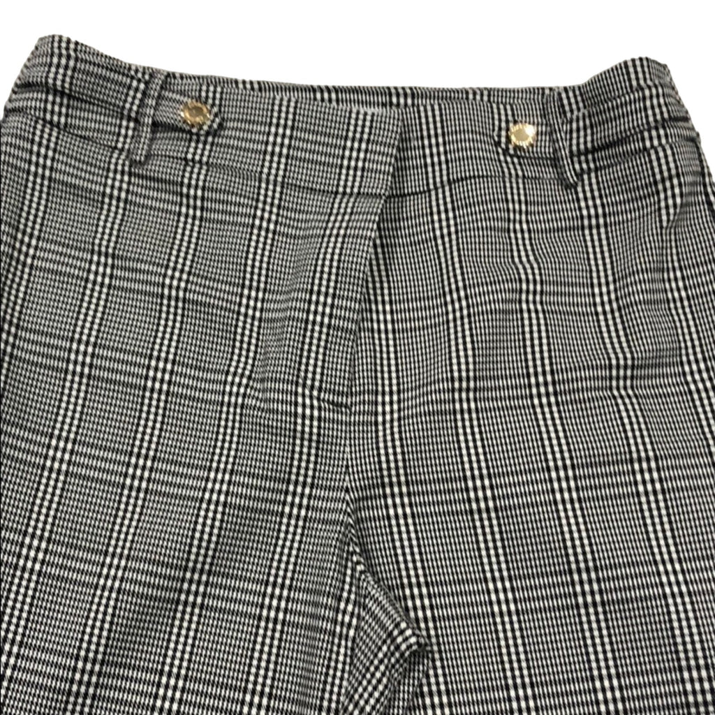 Calvin Klein Dress Career wear Plaid Black and white Pants Size 8 NWT
