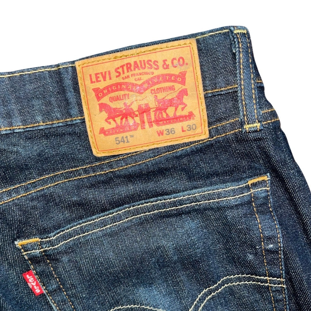 Levi's Men 541 Denim Jeans Size 36X30 Casual Comfort Streetwear Cotton