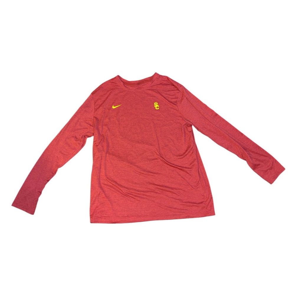 Nike USC Trojans Long Sleeve Dri-Fit Shirt Size XL