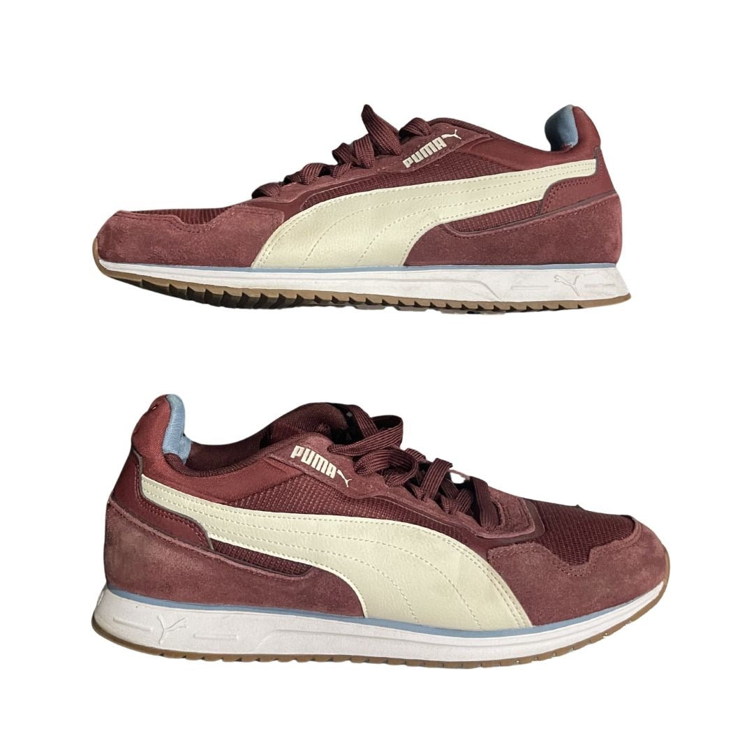 Puma Softstride ST Miler Sneakers Size 11 Suede Mesh Comfort Shoes Retro Chic