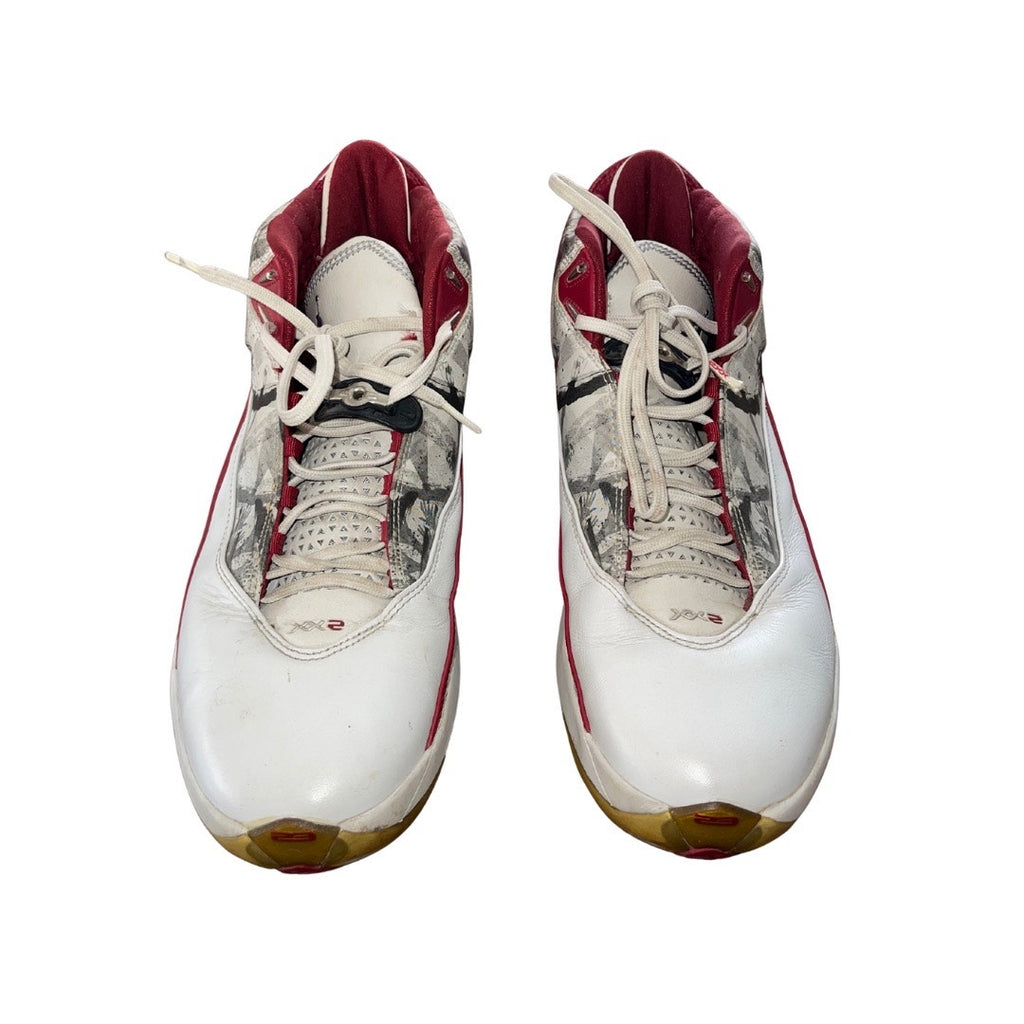 Nike Men's Air Jordan 22  Omega White Varsity Red Black XX2 Size 10.5 Basketball