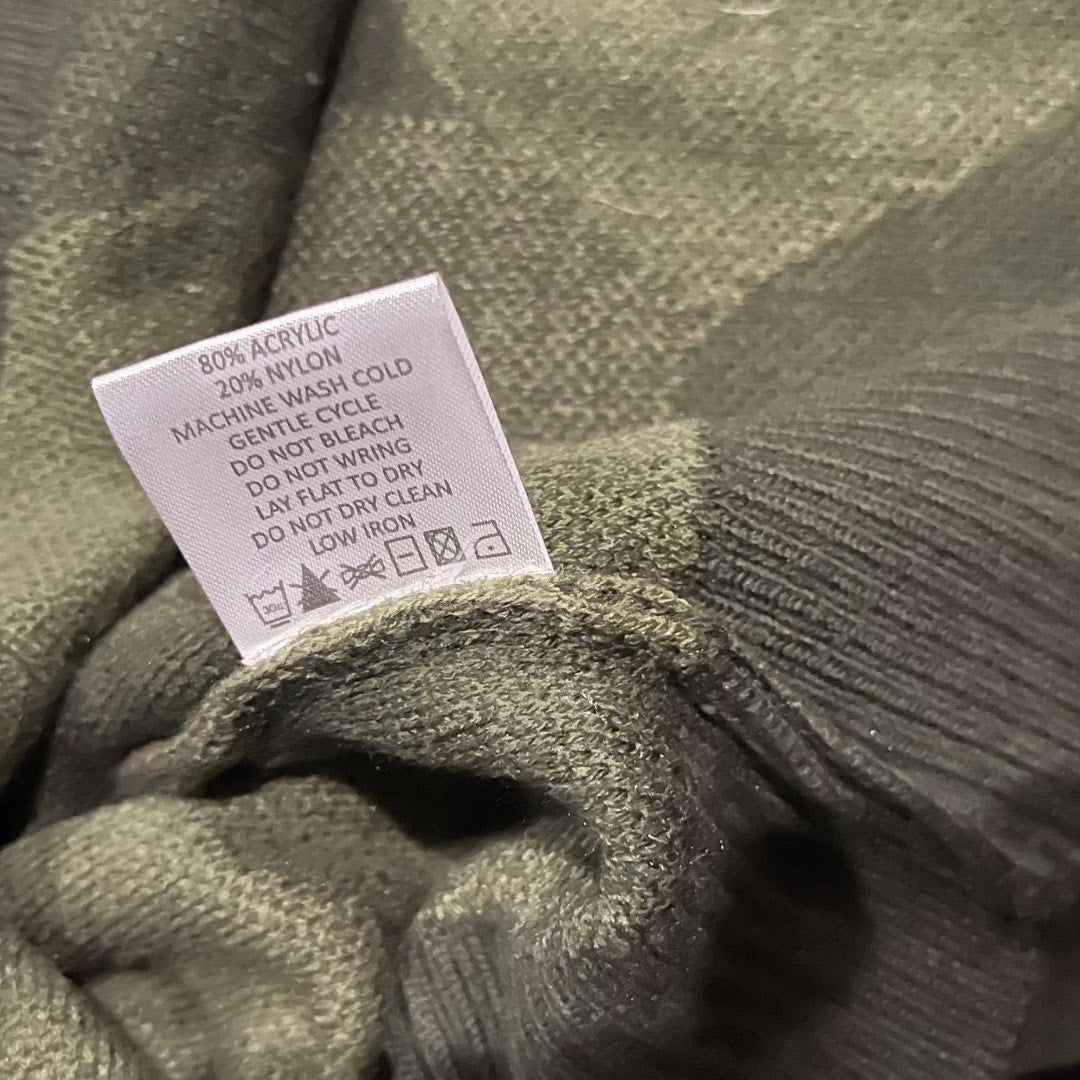 Mud Pie Hathaway Oversized Fit Camouflage Sweater Dress Size Medium