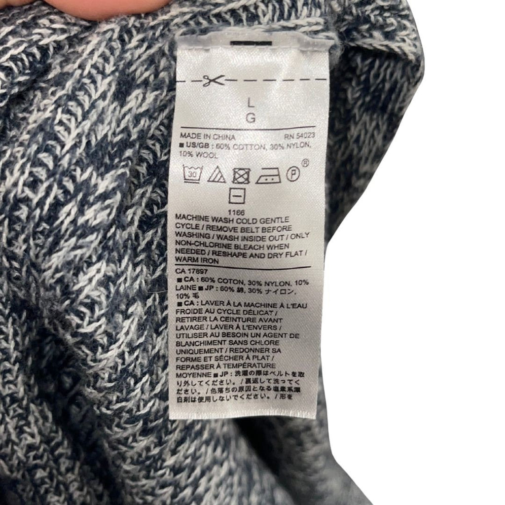 Banana Republic Open Knit Cardigan Sweater SZ L Lagenlook Comfort Casualwear