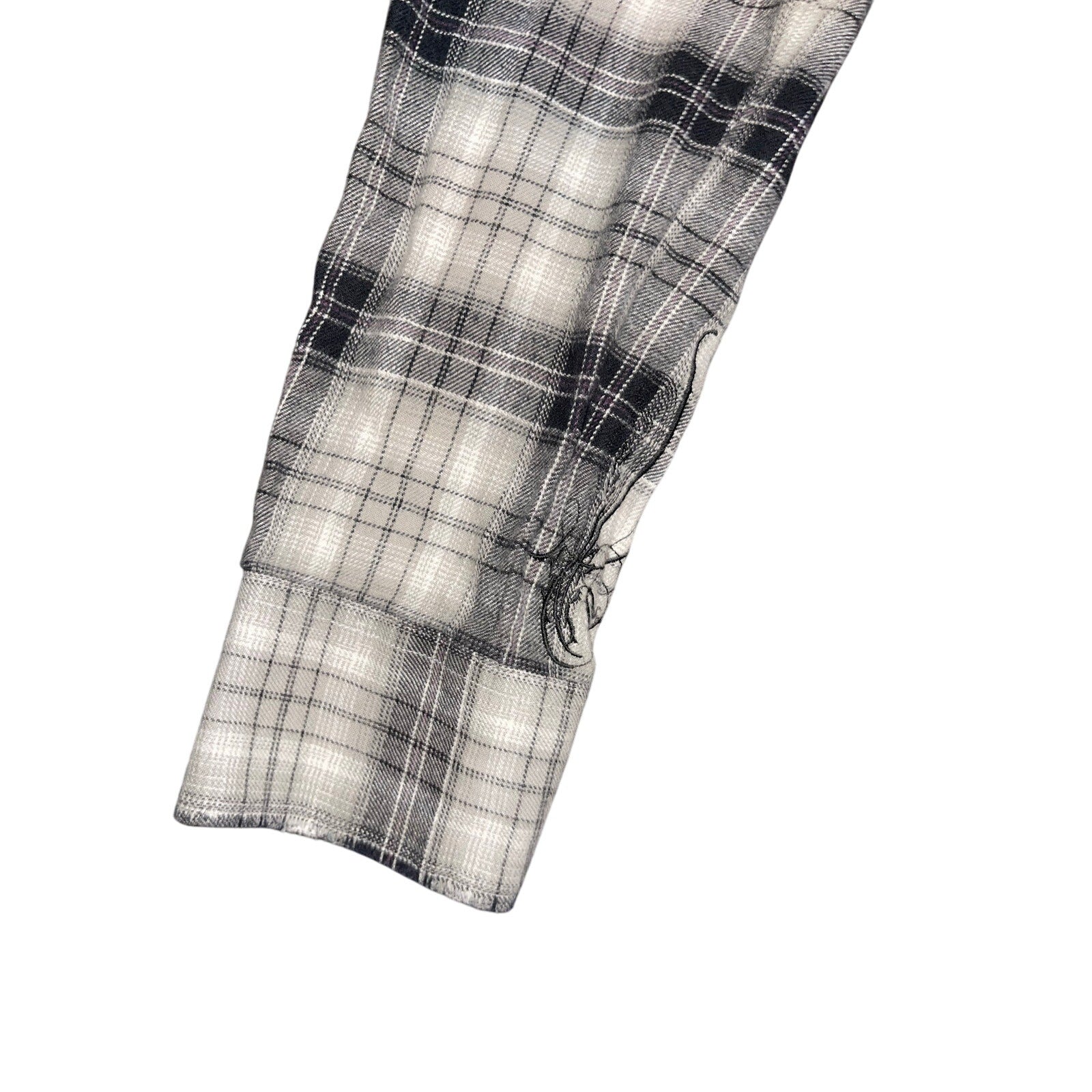 Hurley Classic Fit Flannel Plaid Long sleeve Shirt Size Large