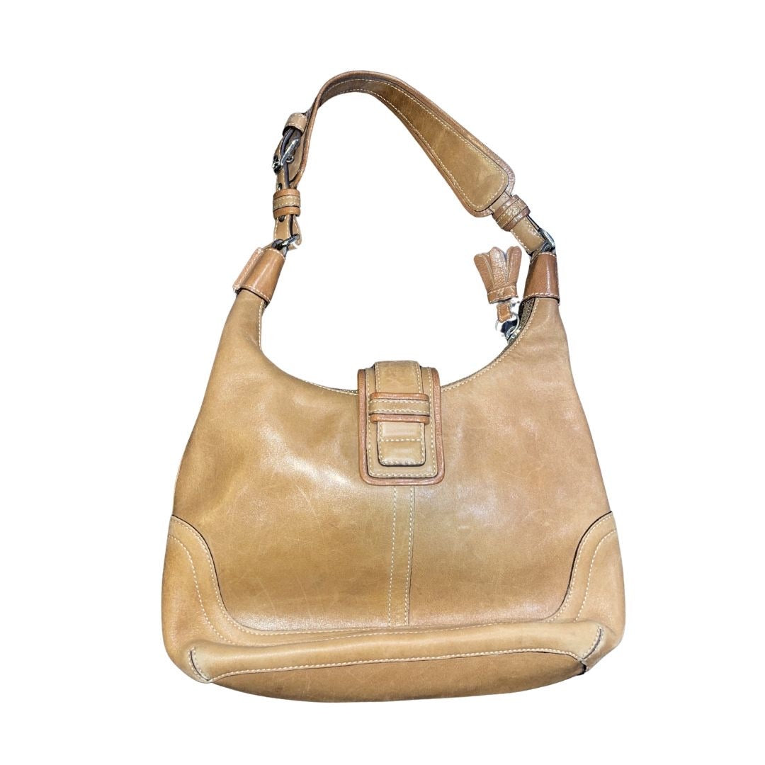 Coach Hamptons Soho Hobo Leather Shoulder Bag Style E04S 7462 Y2K 2000's Vintage