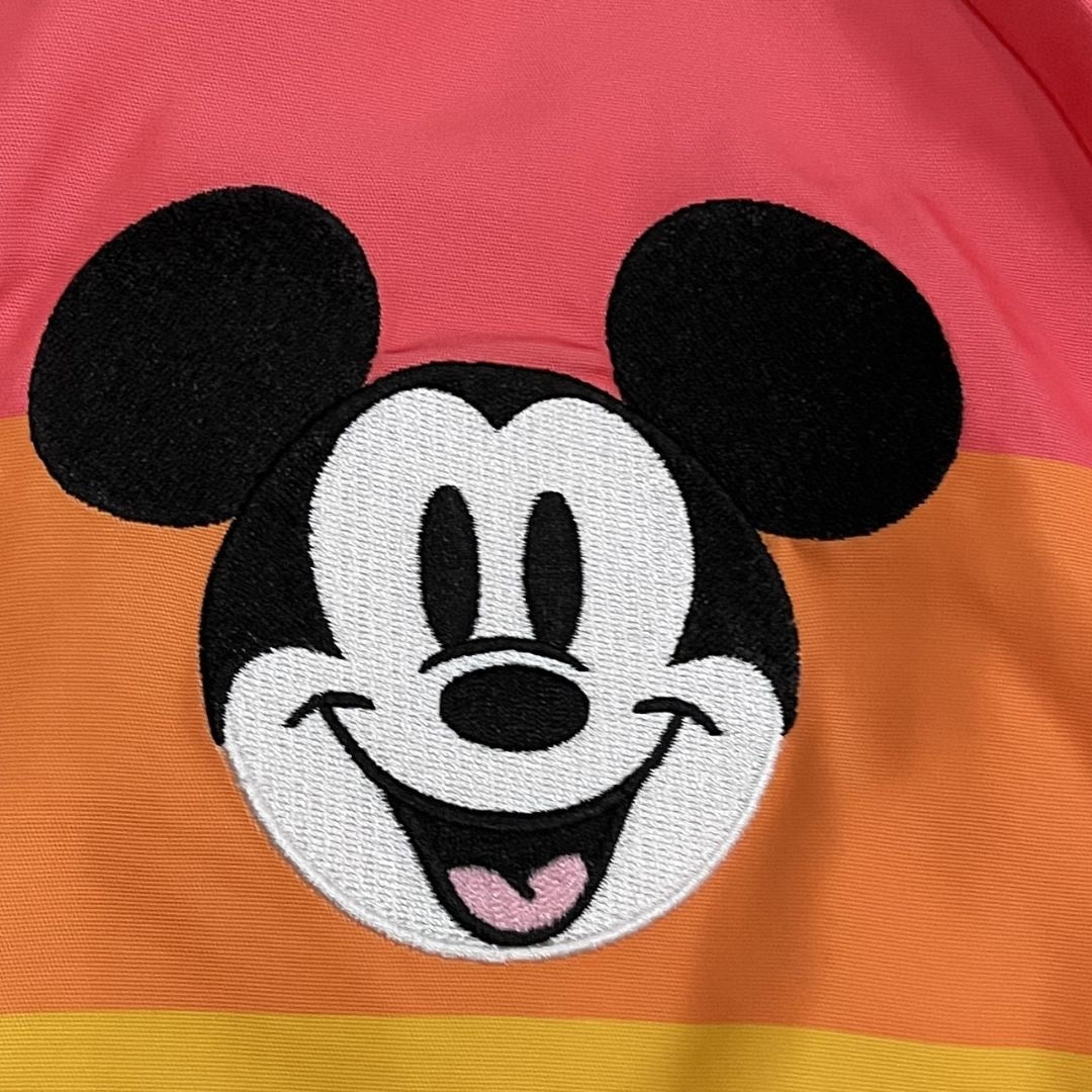 Disney Pride Collection Mickey Mouse 3/4 Zip Pullover Jacket XL NWT Windbreaker