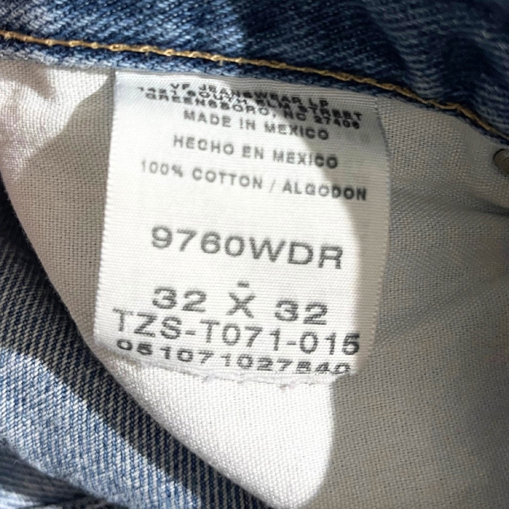 Wrangler Men's Vintage Relaxed Fit Jeans Size 32x32 Western Retro Utility Denim