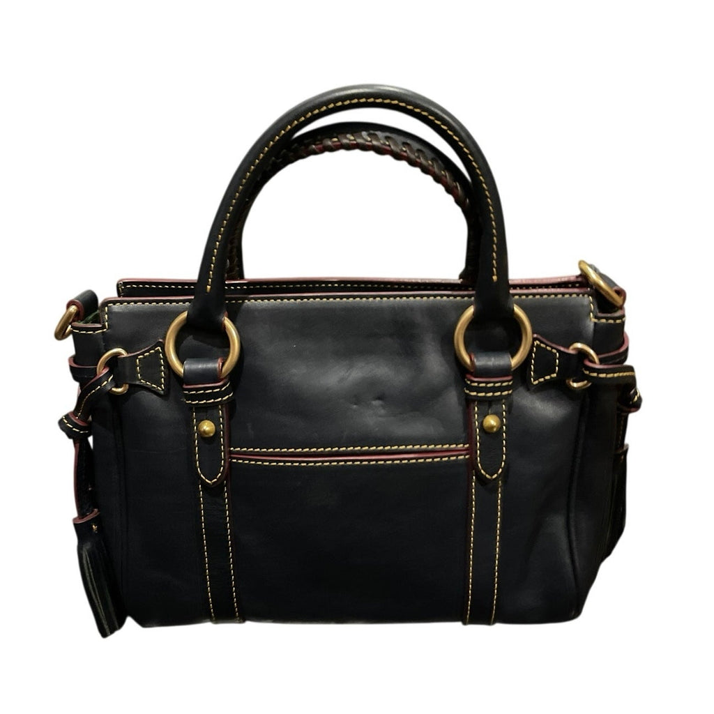 Dooney & Bourke Navy Blue Florentine Medium Pocket Satchel Handbag NWT