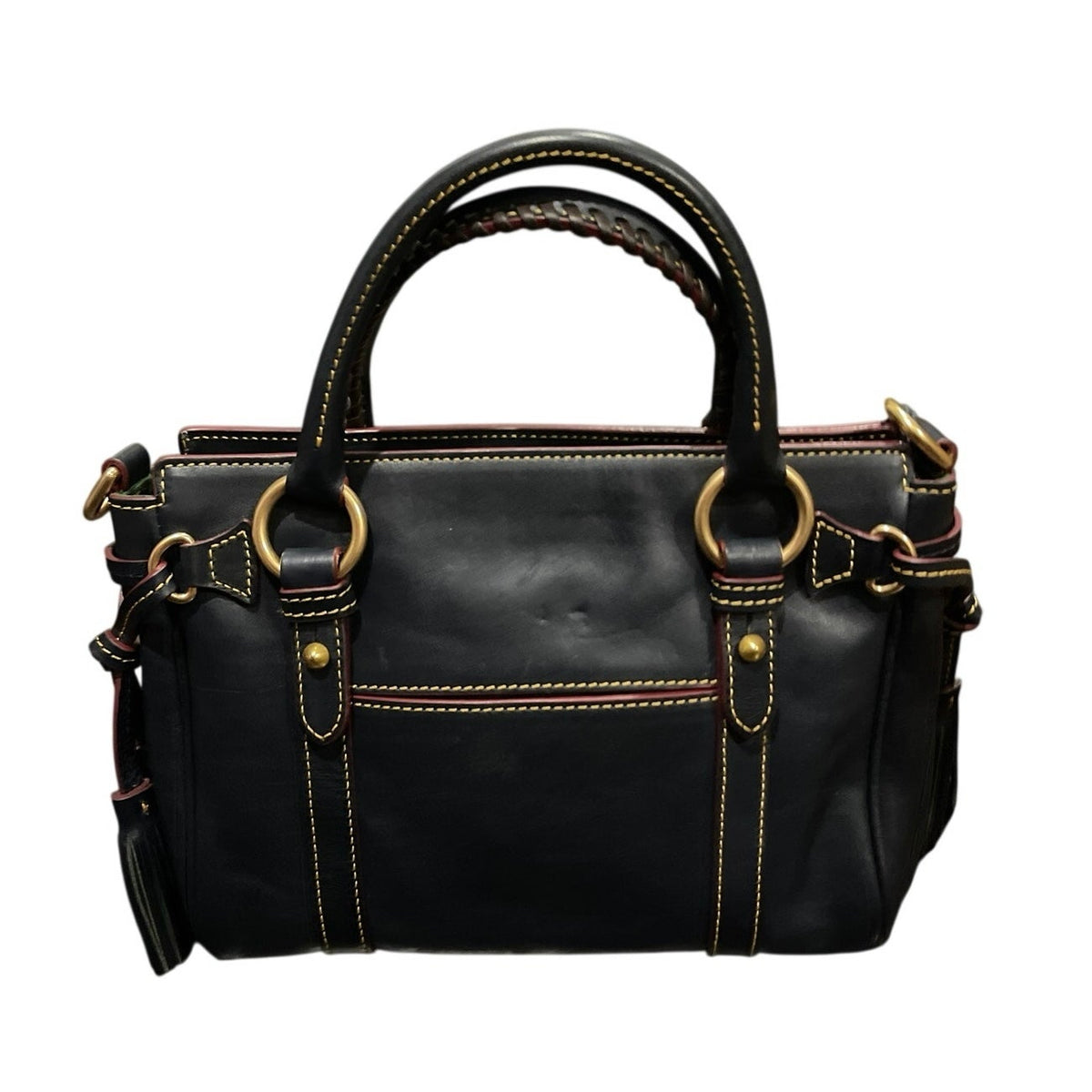 Dooney & Bourke Navy Blue Florentine Medium Pocket Satchel Handbag NWT
