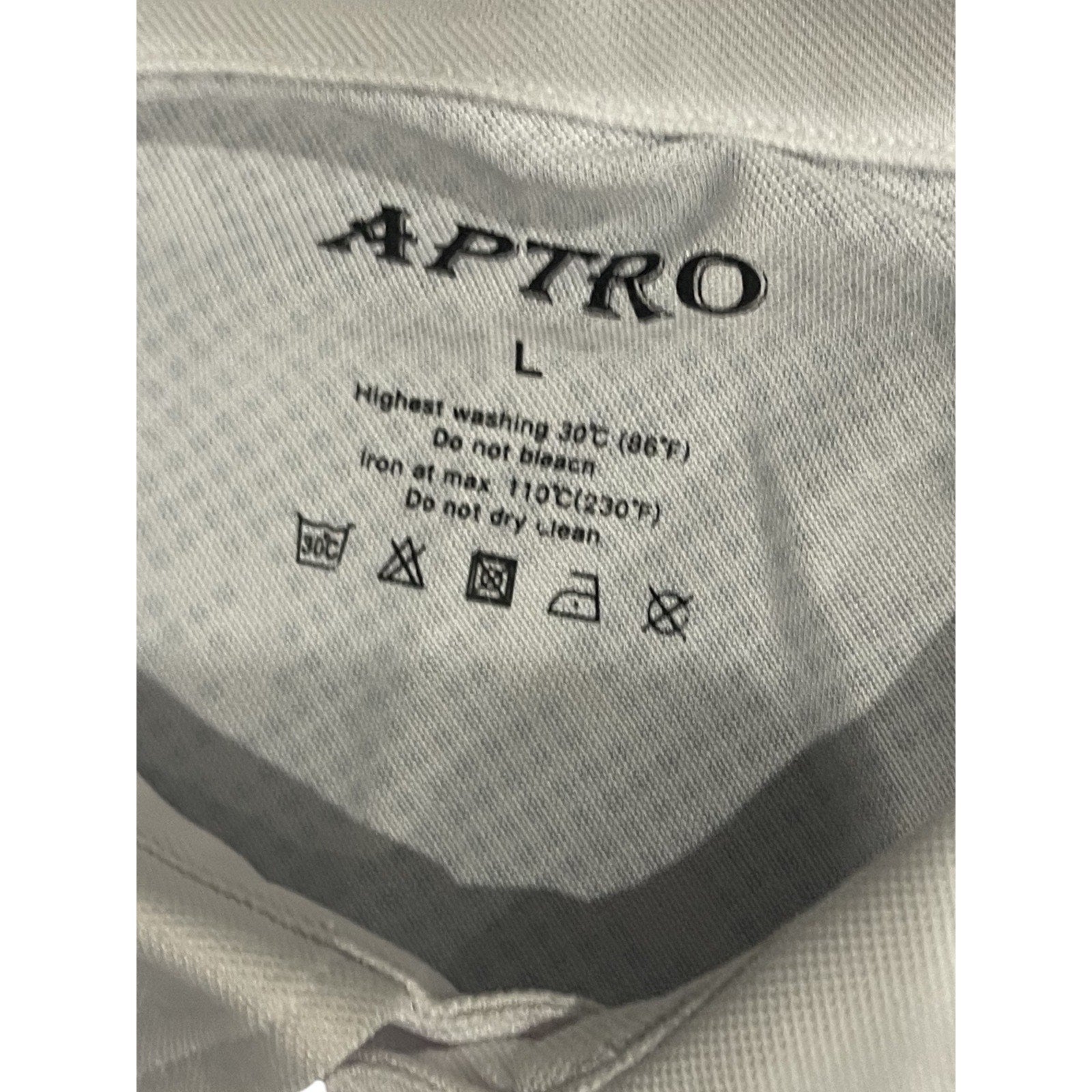 APTRO Lot of Two Long Sleeve Performance Golf Polo Shirt Large Sports Athletic