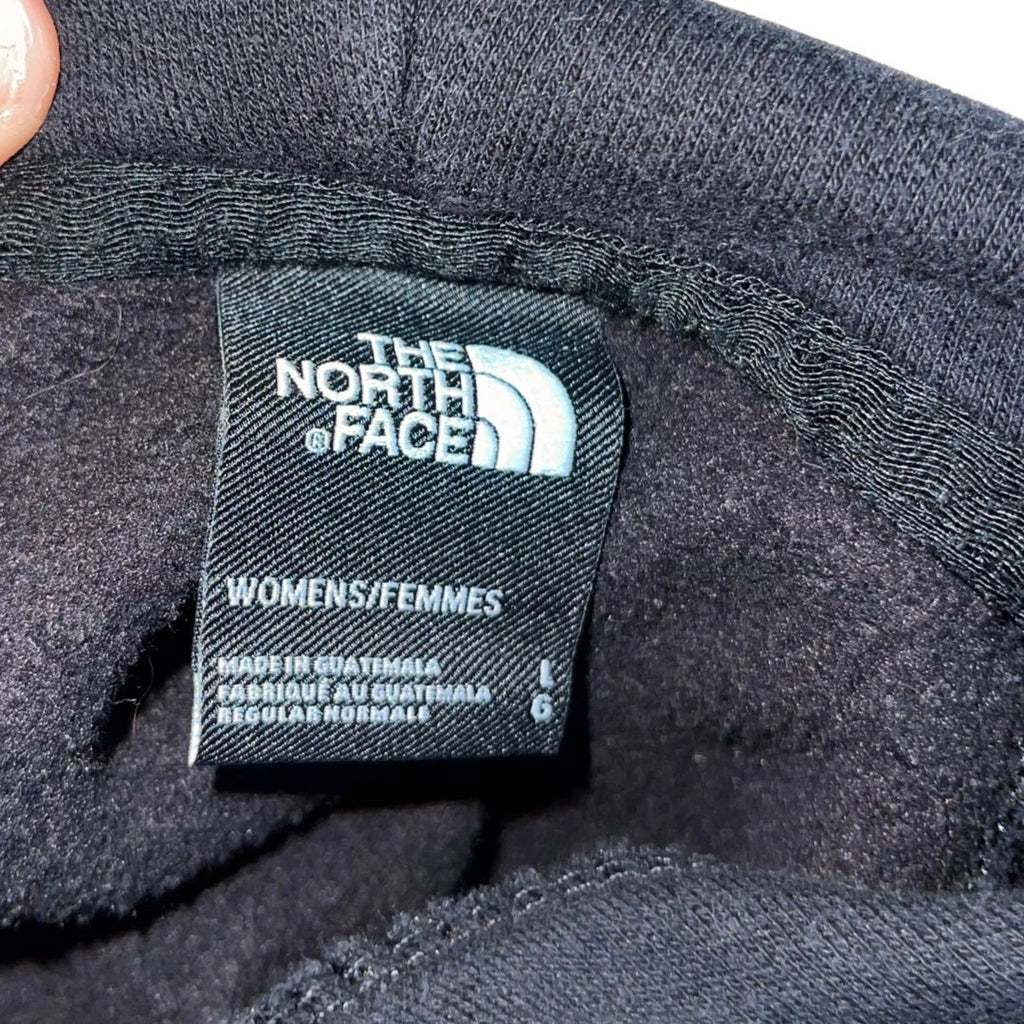 North Face Women Hoodie Pullover Sweatshirt Half Dome SZ L Outdoors Casual