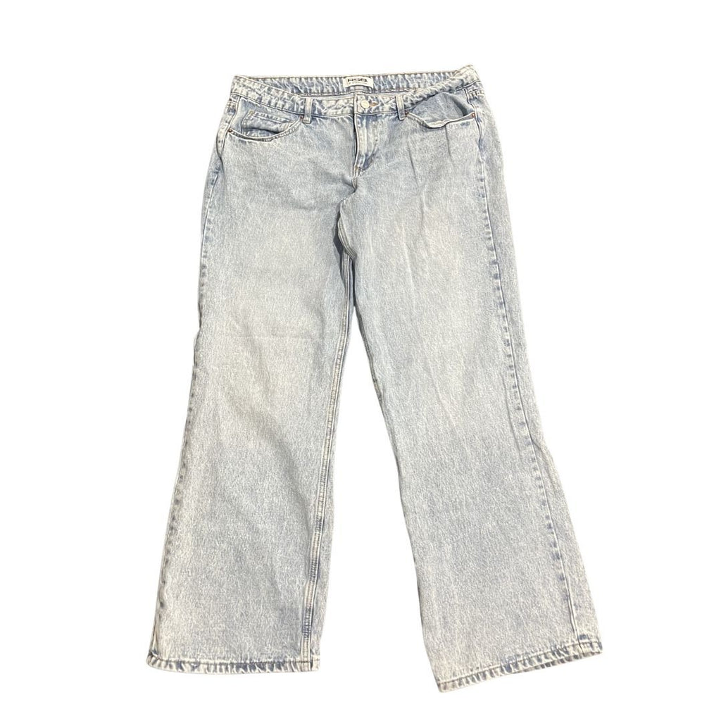RSQ Womens Low Rise Loose Straight Leg Jeans Size 31 Streetwear Y2K 100% Cotton