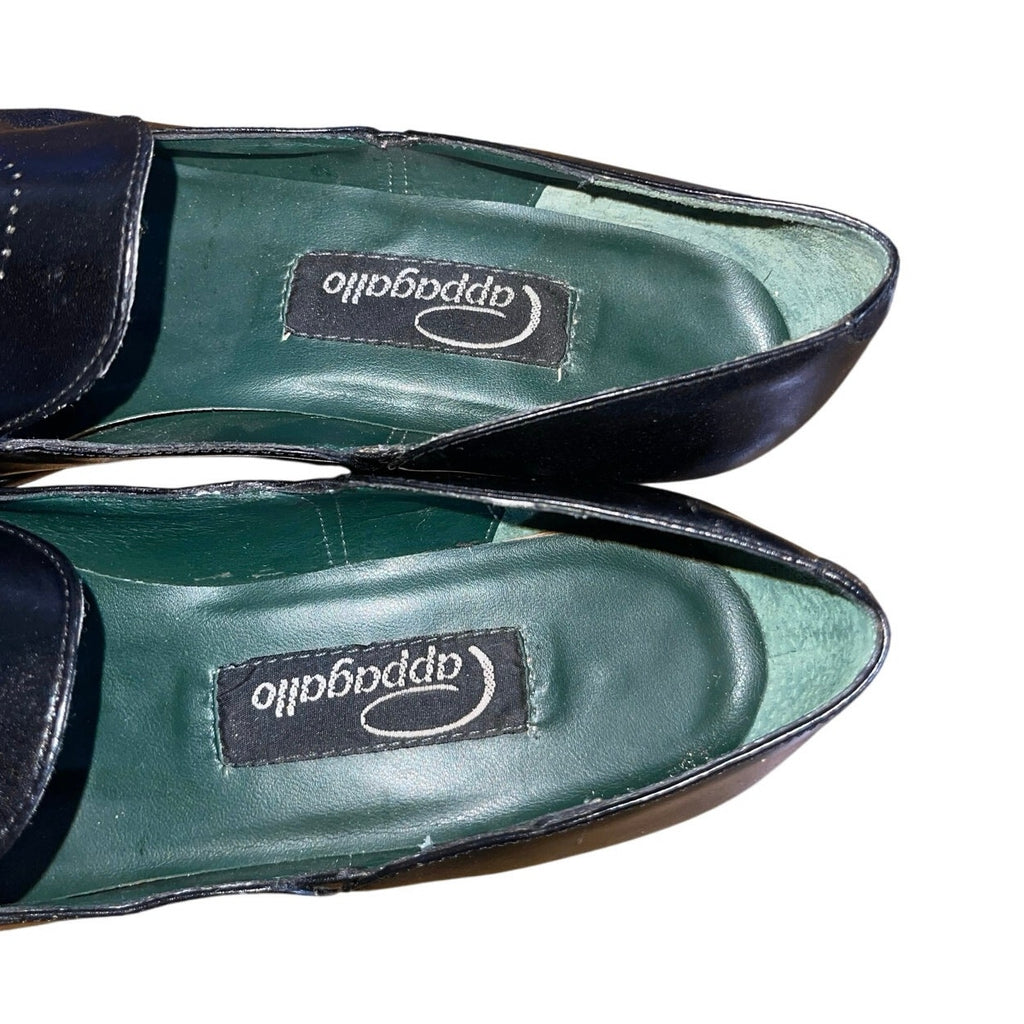 Pappagallo Women's Leather Loafer Shoes Flats Made in Brazil Size 8.5 N