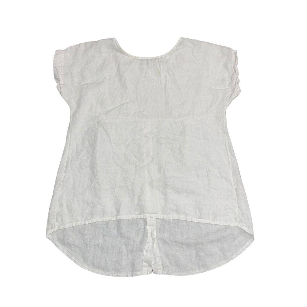 Terzo Millennio Tunic 100% Linen Top Blouse Size Small Made in Italy Boho Casual