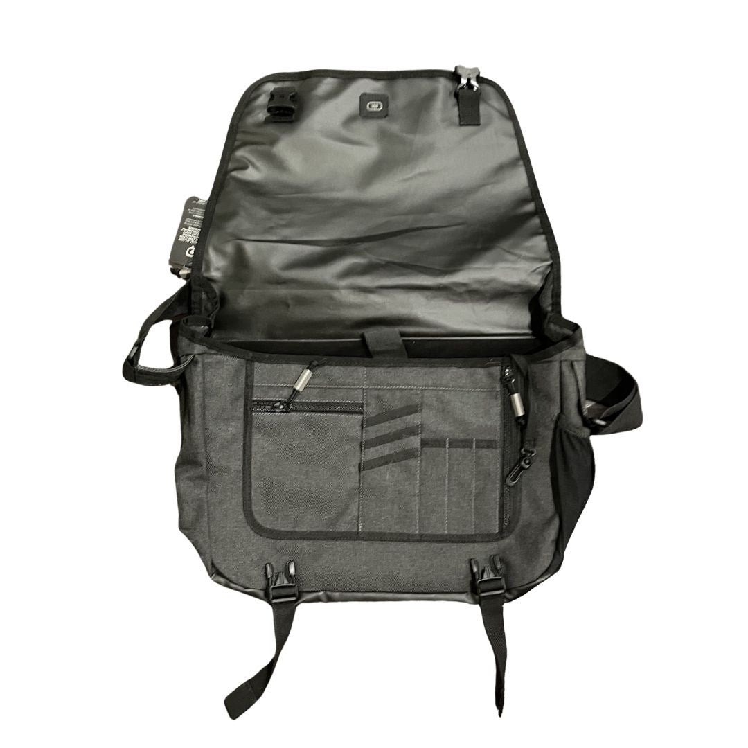 OGIO Sly Messenger Bag Heather Gray Laptop Shoulder Bag Career NWT Handbags