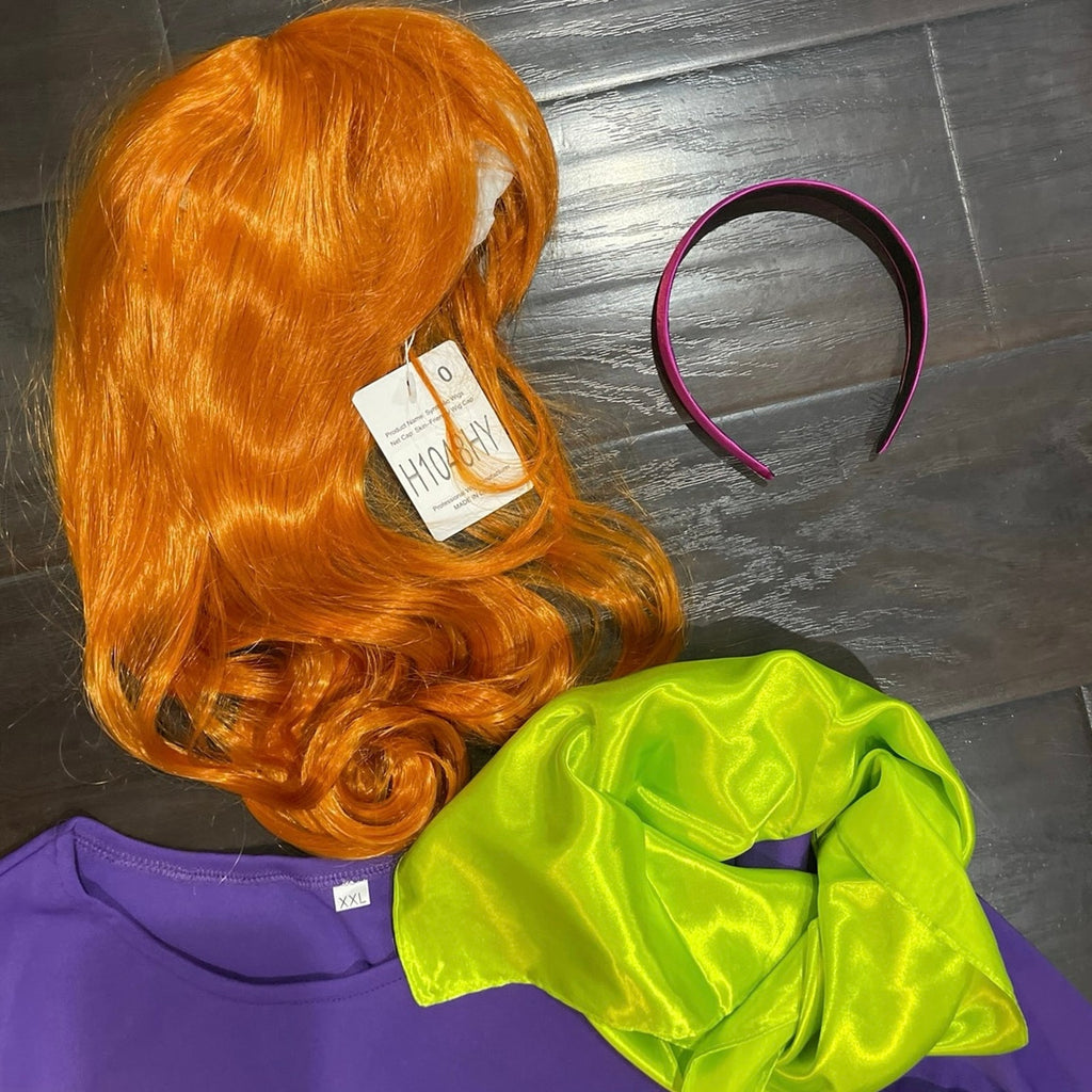 Daphne Halloween Costume Scooby Doo Adult SZ XXL Cartoon Cosplay