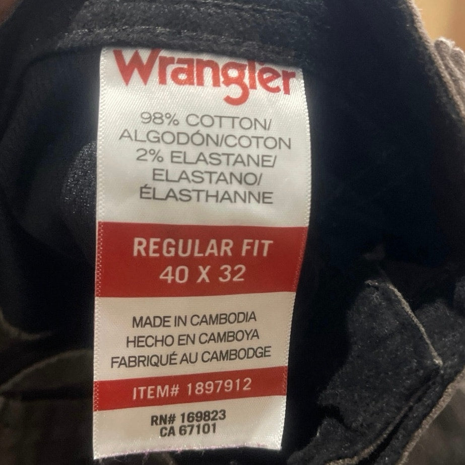 Wrangler Regular Fit Carpenter Pants Size 40x32 Workwear Casual Streetwear Y2K