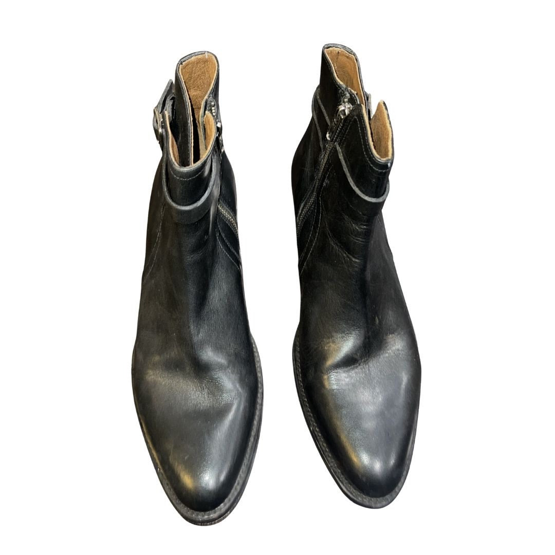 Frye Men's Austin Jodhpur Leather Ankle Boots Size 11.5 Sleek Elegant Chic Artsy