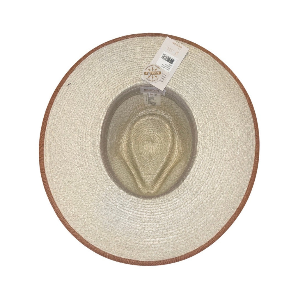 Brixton Jo Straw Rancher Hat Natural Tan Tripilla Straw Adjustable Medium NWT