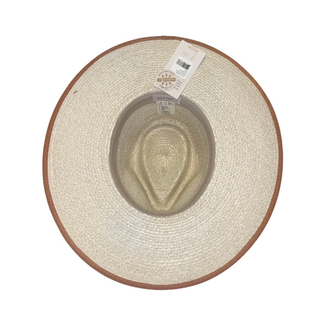 Brixton Jo Straw Rancher Hat Natural Tan Tripilla Straw Adjustable Medium NWT